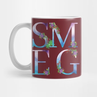 Smeg, Starbug, Floral Monogram Mug